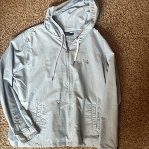 Polo Ralph Lauren Light Blue Hooded Jacket